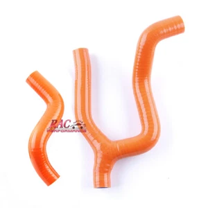 Orange Silicone Radiator Hose Kit for 19-22 KTM 350 SXF XC-F FC350 FX350 FE350 - Picture 1 of 3