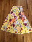 H&M womens floral maxi skirt size XS