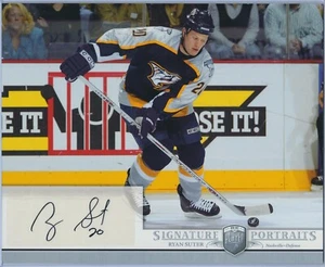 2006-2007 Be a Player Portraits RYAN SUTER 8"X10" PREDATORS Autographed Card - Bild 1 von 2