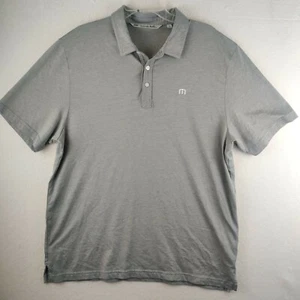 Polo Travis Mathew Para Hombre Extra Grande Golfista Rugby Gris Talla XL - Imagen 1 de 9