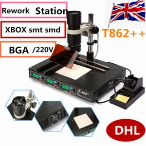 T862++ INFRARED IRDA BGA SMD SMT REWORK STATION SOLDERING WELDER MACHINE - Picture 1 of 18