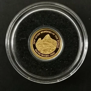 5 DOLLARS GOLD 2011 BE LE MACHU PICCHU SALOMONEN INSELN / GOLD / 0,5g Gold 585 + ZERTIFIKAT - Bild 1 von 4