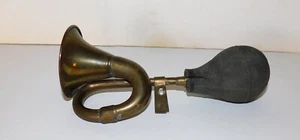 Vintage Brass Bicycle Horn Needs New Bulb Horn - Picture 1 of 5
