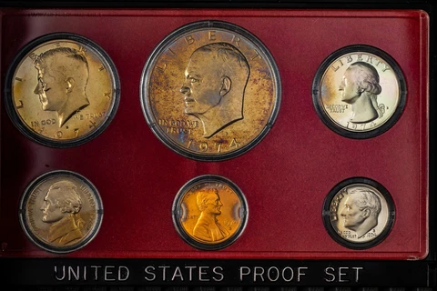1974-S US MINT PROOF SET UNC NICE TONED BU GEM CHOICE COLOR #6 (DR) Cover