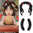 Antique Chinese Ancient Wig Synthetic Hanfu Wig Headband Lazy Costume Wig