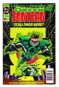 GREEN LANTERN 50 (VF+) "GLOW in the DARK COVER"* - Picture 1 of 1
