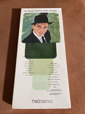 Frank Sinatra The Frank Sinatra Story In Music Two CD Set Long Box Sealed - Image 1 of 3