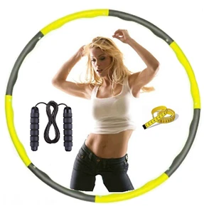 8 Knots Weighted Hula Hoop Adult Smart Hola Thin Waist Fitness Weight Loss BY - Picture 1 of 4
