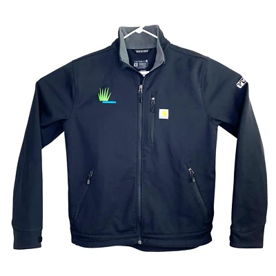 Carhartt Rain Defender Mens Relaxed Fit Softshell Jacket Black Medium OJ2199 - Image 1 of 4