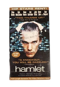 Vintage HAMLET Ethan Hawke Factory Sealed VHS MINT Demo Promo Screener Rare - Picture 1 of 4