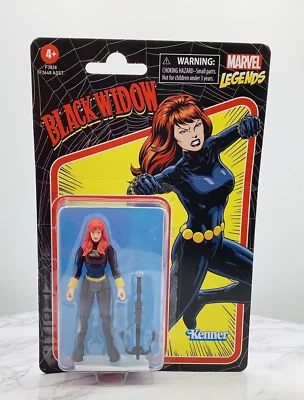 Marvel Legends Retro BLACK WIDOW 3.75 Action Figure - Image 1 of 4