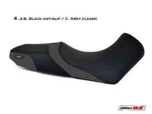 Suzuki Vstrom DL 650 1000 2002-2011 MotoK Seat Cover black waterproof anti slip  - Picture 1 of 1