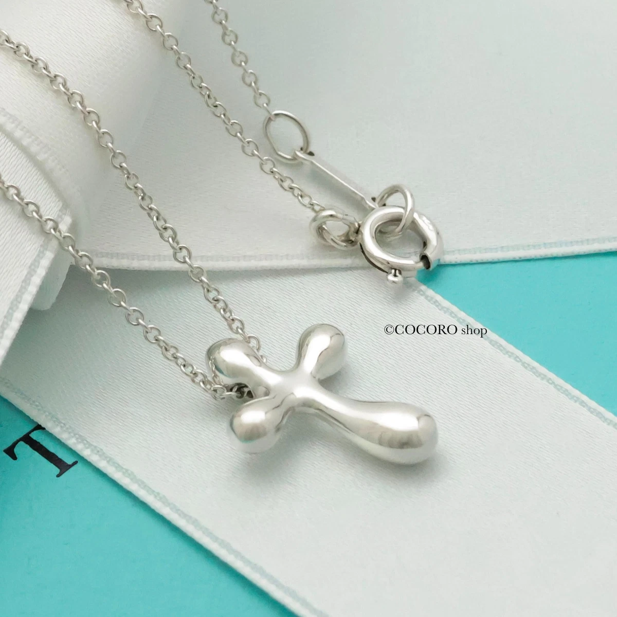 Tiffany Cross Necklace for sale | eBay