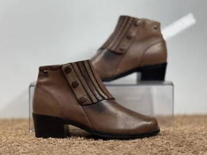 Ariat 96320 Spat II Botines de Montar de Cuero Marrón Botón a Presión Talla 5.5B - Imagen 1 de 12