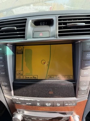 2010-2012 Lexus LS460 навигации GPS радио дисплей экран головной блок 86430-50150 - Изображение 1 из 4