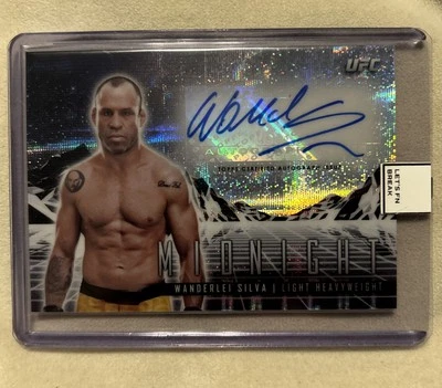 2024 Topps Midnight UFC Wanderlei Silva Moon Beam Horizon Signatures Auto - Image 1 of 2