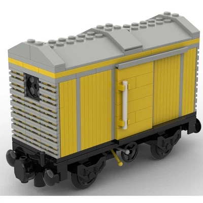 Compatible Box Car Train Wagon 258 Bricks Building Toys Set MOC Build Gift - Image 1 of 4