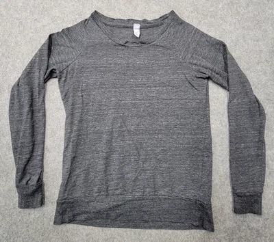 Top tejido gris Alternative Earth para mujer talla S manga larga Foto 1 de 4