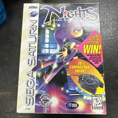 Nights Into Dreams con almohadilla de control 3D (Sega Saturn) sellada de fábrica Foto 1 de 4