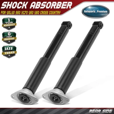 2Pcs Rear Suspension Shock Absorber for Volvo S60 XC70 V60 V70 V60 Cross Country - Image 1 of 4