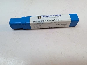 Niagara Cutter Cobalt Roughing End Mill N71120 REM710-0 37.5-D2-C025 3-Z4 Tin - Picture 1 of 3