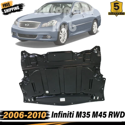 Nuevo protector contra salpicaduras del motor delantero bajo cubierta para Infiniti M35 M45 2006-2010 tracción trasera Foto 1 de 4