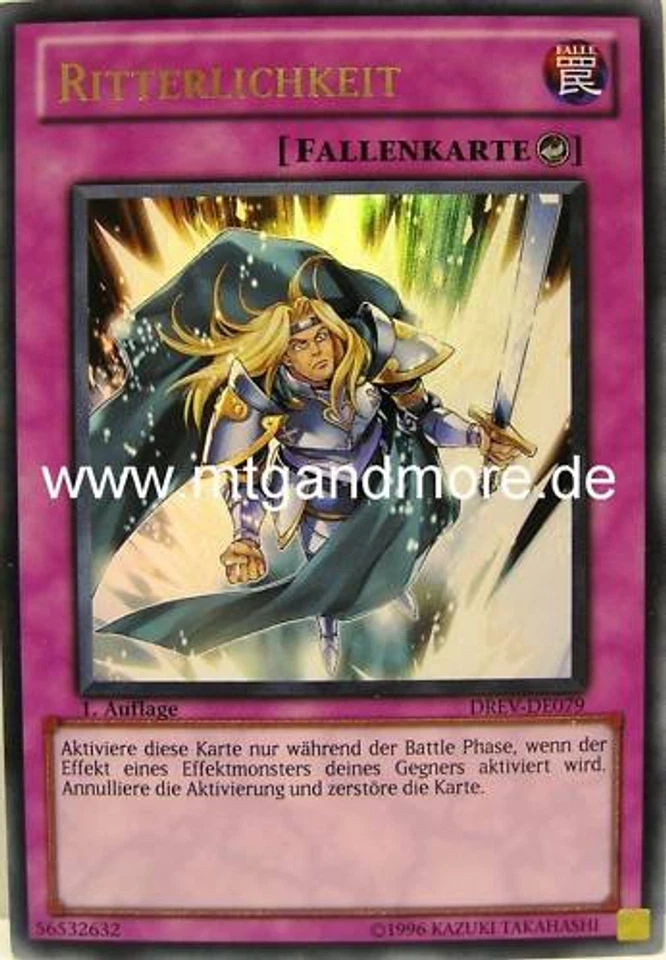 Yu-Gi-Oh 1x Ritterlichkeit - - - DREV - - - Ultra - Bild 1 von 1
