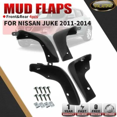 4x Guardabarros guardabarros guardabarros para Nissan Juke SUV 2011-2014 izquierda y derecha Foto 1 de 4