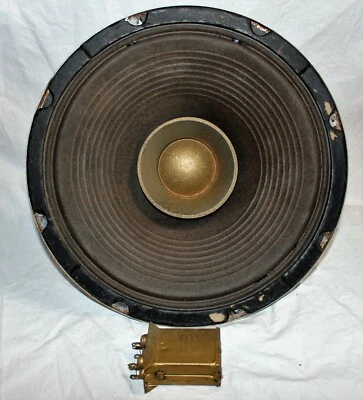 Woofer vintage 12" doble cono Cletron sin etiqueta 4 ohmios con tapa Foto 1 de 4