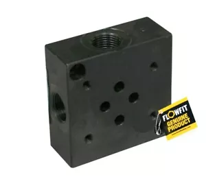 Flowfit hydraulic cetop 3 NG6 subplate base entry 1/2" BSP - Bild 1 von 1