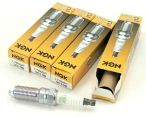 NGK G-POWER Platinum Spark Plugs LTR6GP 90198 Set of 4 - Picture 1 of 7