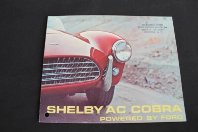 Folleto original Shelby AC Cobra Carroll Shelby de Ford Prospekt Foto 1 de 4