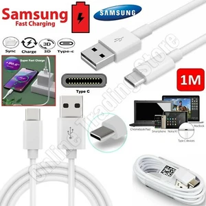 1M Charger For Samsung Galaxy A21S A41 A51 71 Type C USB-C Data Charging Cable - Picture 1 of 12