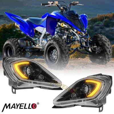 Juego de faros LED para Yamaha YFZ 450 RAPTOR 350 700R 2006-2025 Foto 1 de 4