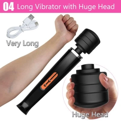 Ручной массажер 20 скоростей палочка вибрирующий массаж все тело магическая терапия мотор - Изображение 1 из 4