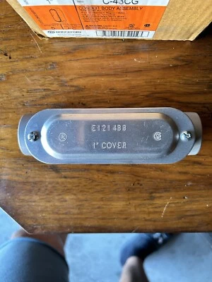 PACK DE 5 conjuntos de carrocería de conducto Bridgeport C-43CG ** 1 pulgada Foto 1 de 4