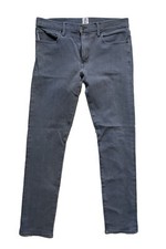 Hiroshi Kato The Pen Slim Fit Grey Raw Jeans Men's Sz 34x30 Selvedge Denim EUC