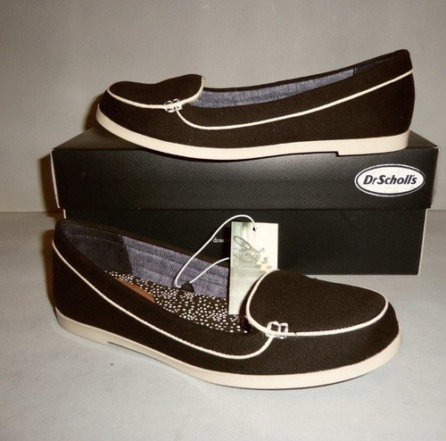 ASICS Scarpe mocassino Dr. Scholl's donna nere Fresno TAGLIE! Nuovo con scatola