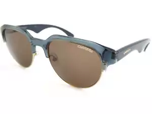 Carrera Sunglasses 6001 Retro Crystal Blue with Gold Rims/ Brown Lenses 2KX E4 - Picture 1 of 4