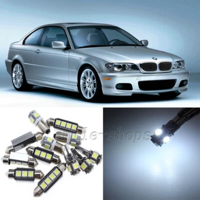 Kit de luces LED interiores blancas 17X para BMW E46 M3 318i 323i 325i 328i 1999-2005 Foto 1 de 4