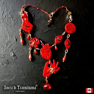 luxury jewelry necklace design pendant woman jewel layered heart lariat collier - Picture 1 of 24