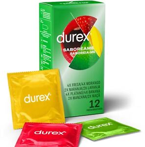 Durex Pleasure fruit 12 pièces de préservatifs-condoms lubrifié-top qualité