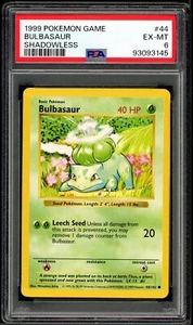 PSA 6 Base Set Shadowless Bulbasaur 44/102 LENGTH ERROR Pokemon Cards 1999🔥 - Picture 1 of 3