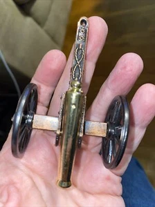 DIE CAST 1857 NAPOLEON KANONE WITH MESSING PLATTED BARREL - Bild 1 von 8