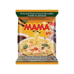 Mama Instant Nudelsuppe mit Schweinefleisch Aroma 60g traditionell kulinarisch - Bild 1 von 1