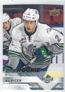 2018-19 Upper Deck CHL Star Rookie #321 Simon Kubicek