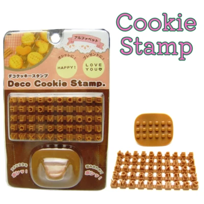 🍪Deco Cookie Stamp Tool set - English Alphabet 26 letters & 4 signs Easy to use - Image 1 of 4