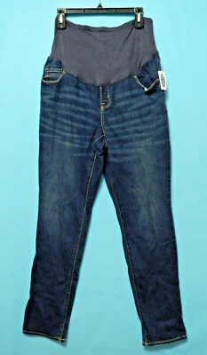Old Navy Women's  Full-Panel Maternity Jeans Blue Size 14 Long New With Tag - Image 1 of 4