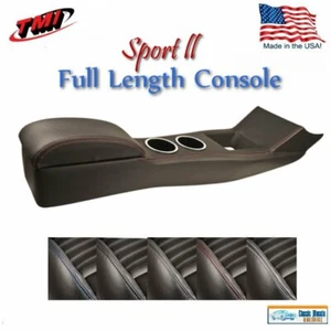 Full Length Sport II Console for 1967 - 68 Mustang Coupe, Fastback w/o AC  - Picture 1 of 12