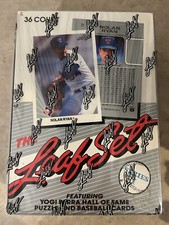 1990 LEAF BASEBALL SERIES 1 FACTORY SEALED BOX 36 Packs 🔥